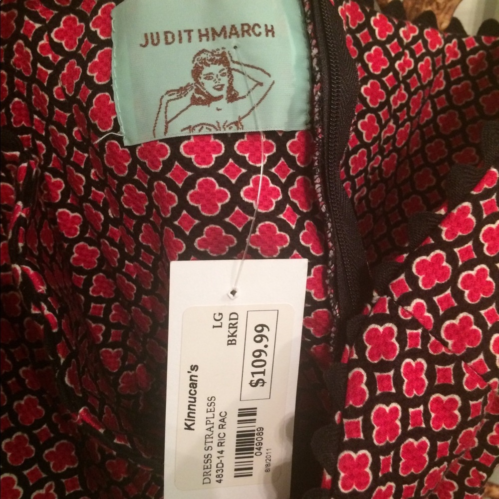 Judith March black and red dress. Large